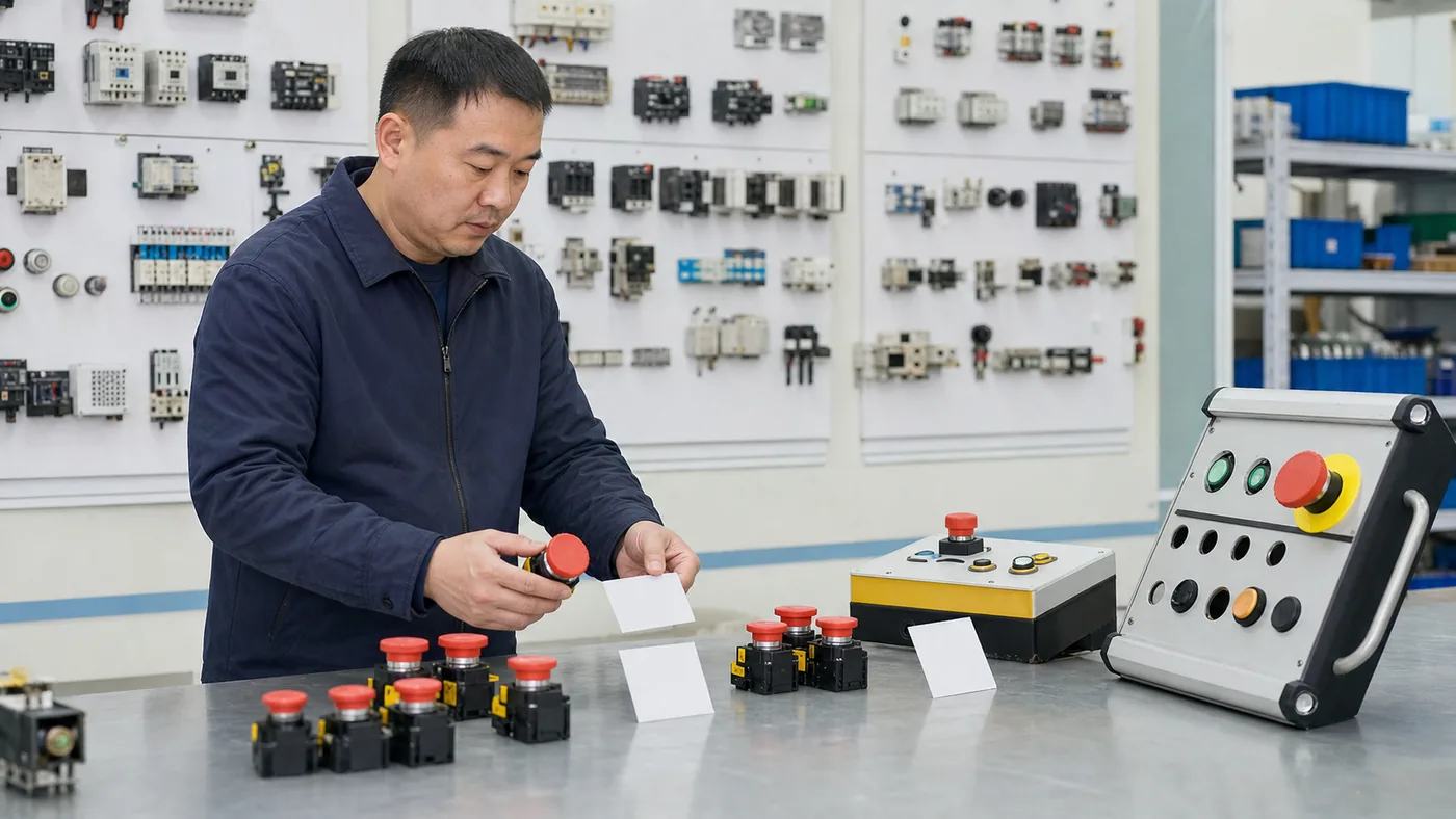 制造业负责人按安装对象归组精密急停开关样品