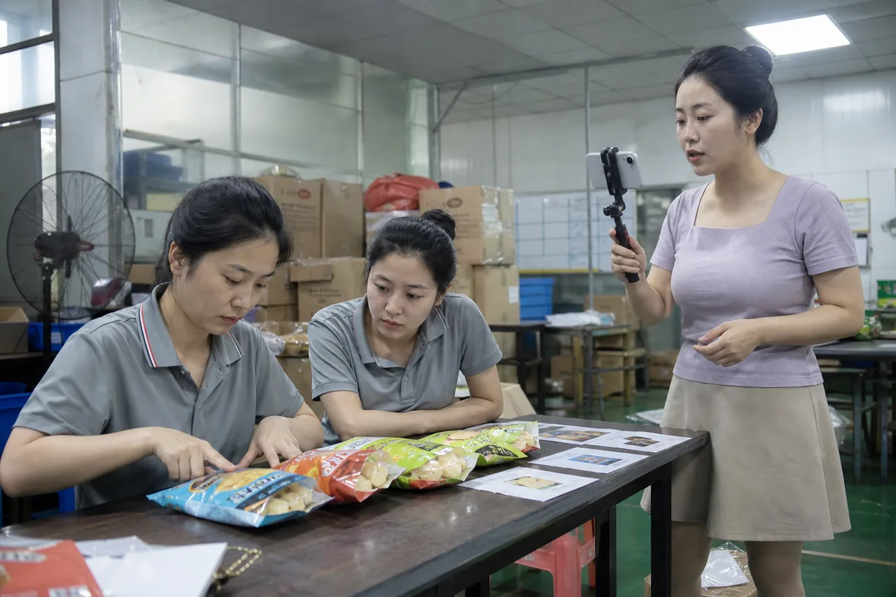膨化食品代工停产前后库存、订单与样品对照