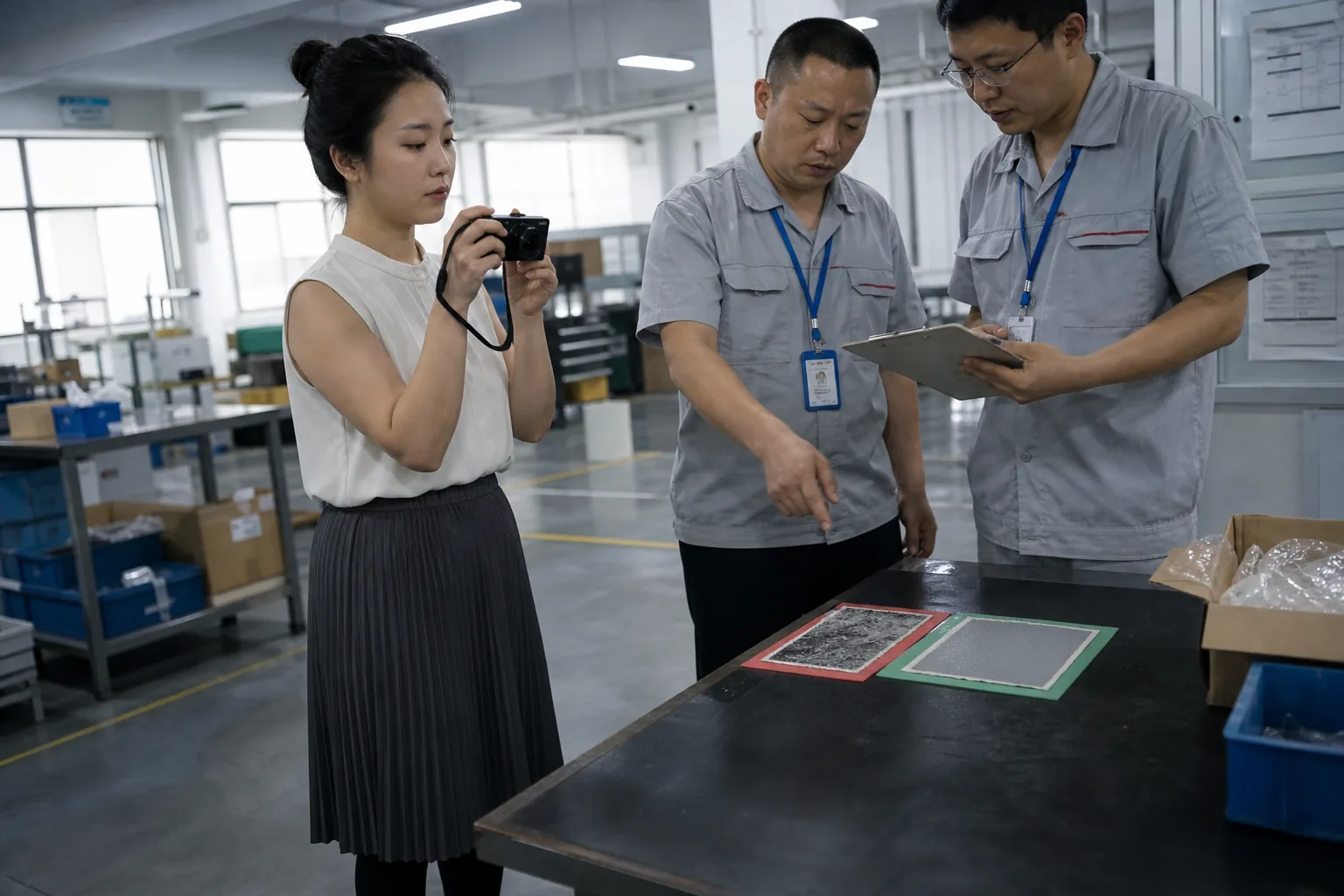 导热垫定制异常批次隔离与检测报告复核现场